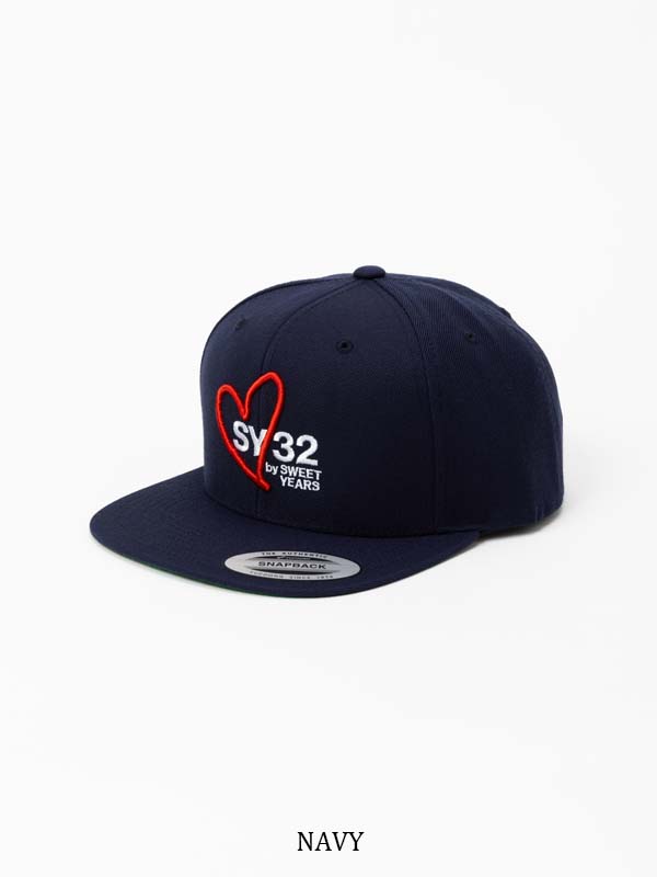 HEART MIX LOGO SNAPBACK CAP
