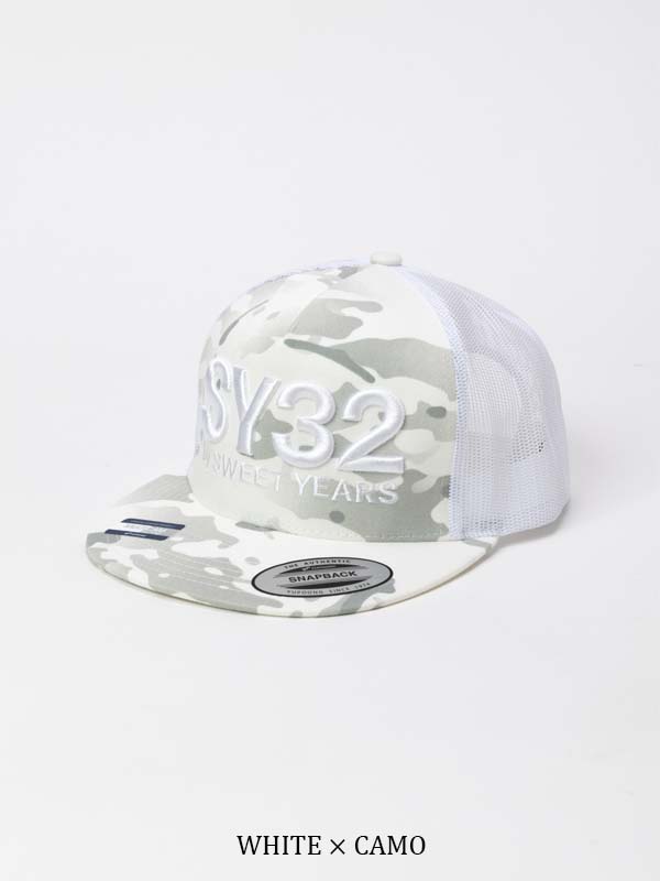 3D LOGO CAMO MESH CAP