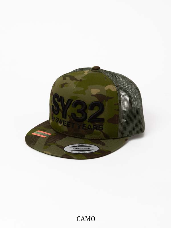 3D LOGO CAMO MESH CAP