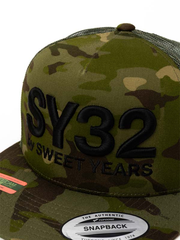 3D LOGO CAMO MESH CAP