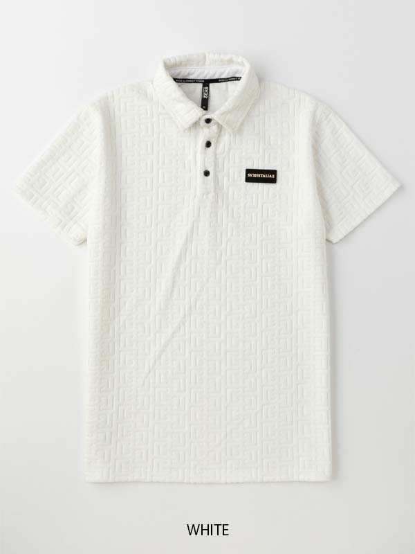 JACQUARD PILE POLO SHIRTS