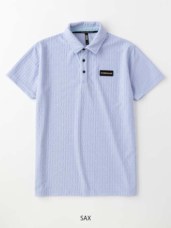 JACQUARD PILE POLO SHIRTS