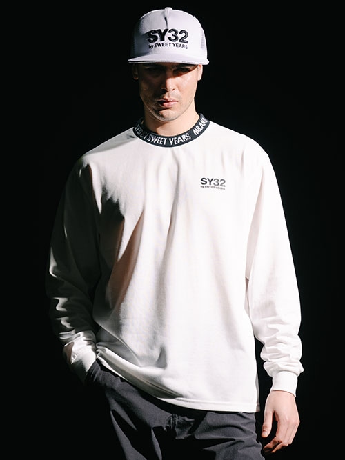 NECK DESIGN L/S TEE | TOPS,T-SHIRTS | 【公式】SY32 by SWEET