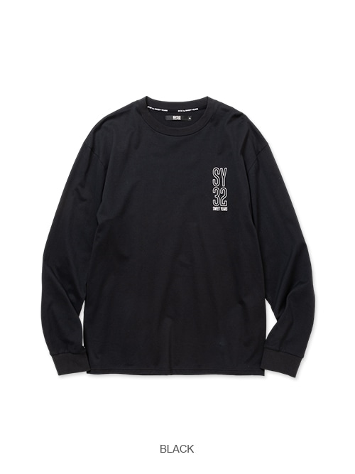 国内発送【SY32 】BASIC BACKPRINT L/S TEE BASIC BACKPRINT L/S TEE | ALL ITEMS | 【公式】SY32 by SWEET