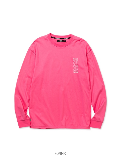 国内発送【SY32 】BASIC BACKPRINT L/S TEE BASIC BACKPRINT L/S TEE | ALL ITEMS | 【公式】SY32 by SWEET