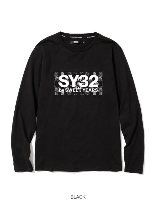 PAISLEY BOX LOGO L/S TEE