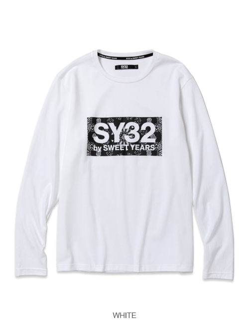 PAISLEY BOX LOGO L/S TEE
