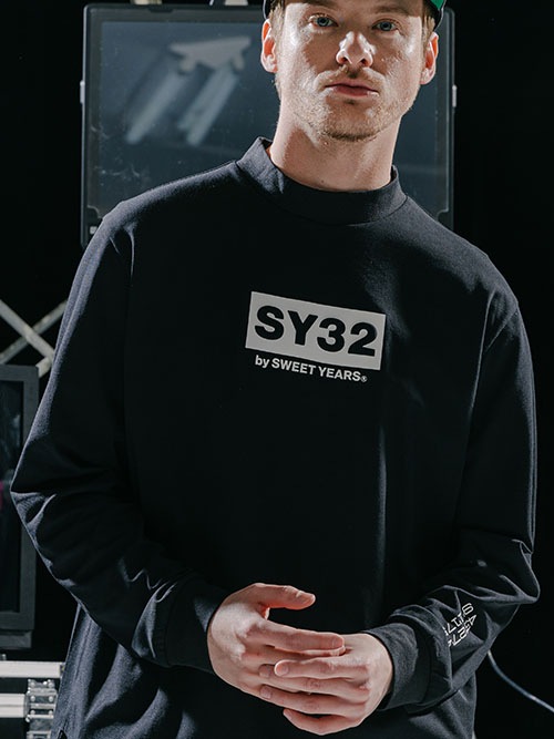 MOCK NECK CRIMPING L/S TEE | ALL ITEMS | 【公式】SY32 by