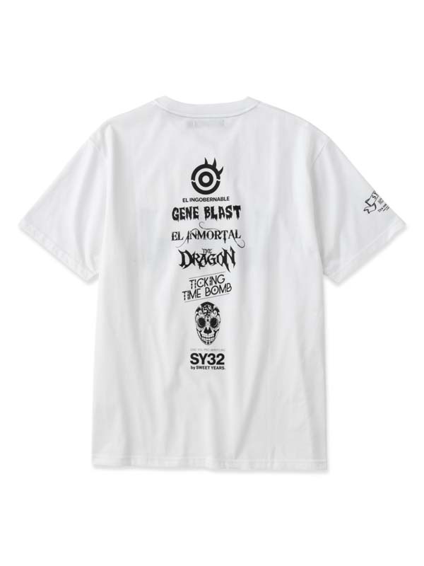 最終値下げ！新品タグ付★SY32  Tシャツ　Lサイズ ⭐︎最終値引き⭐︎SY32 新品 Tシャツ 吸汗速乾性 黒×カモフラ L