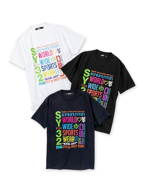 COVERNAT ♥ Multicolor logo graphic t-shirt/追跡付 COLORFUL LOGO TEE | TOPS | 【公式】SY32 by SWEET YEARS