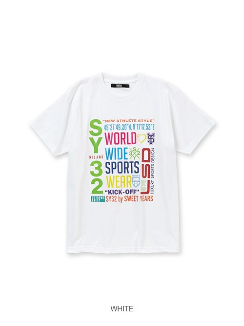 COLORFUL LOGO TEE | TOPS | 【公式】SY32 by SWEET YEARS ONLINE STORE