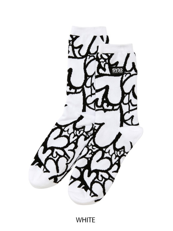 GRAPHIC JACQUARD HIGH SOX