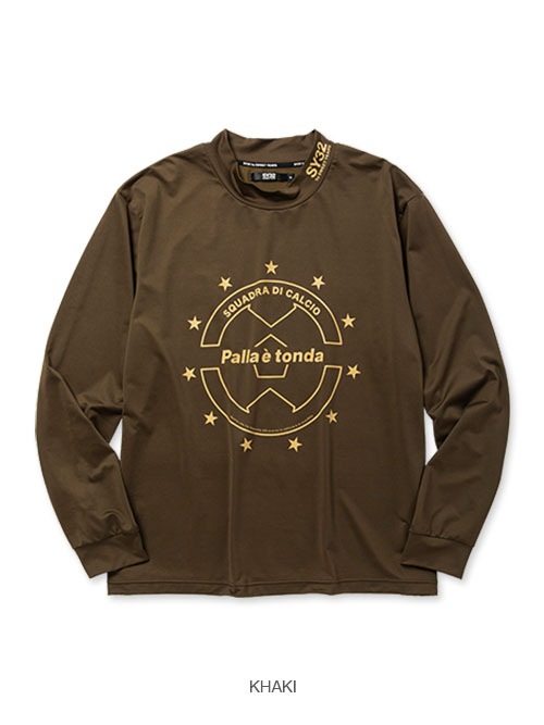 MOCK NECK L/S TEE | BRAND,Palla e tonda | 【公式】SY32 by