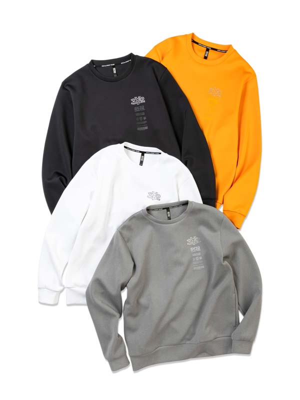 国内発送【SY32 】DOUBLEKNIT RHINESTONE CREW DOUBLEKNIT RHINESTONE CREW | SEASON,25SS | 【公式】SY32 by