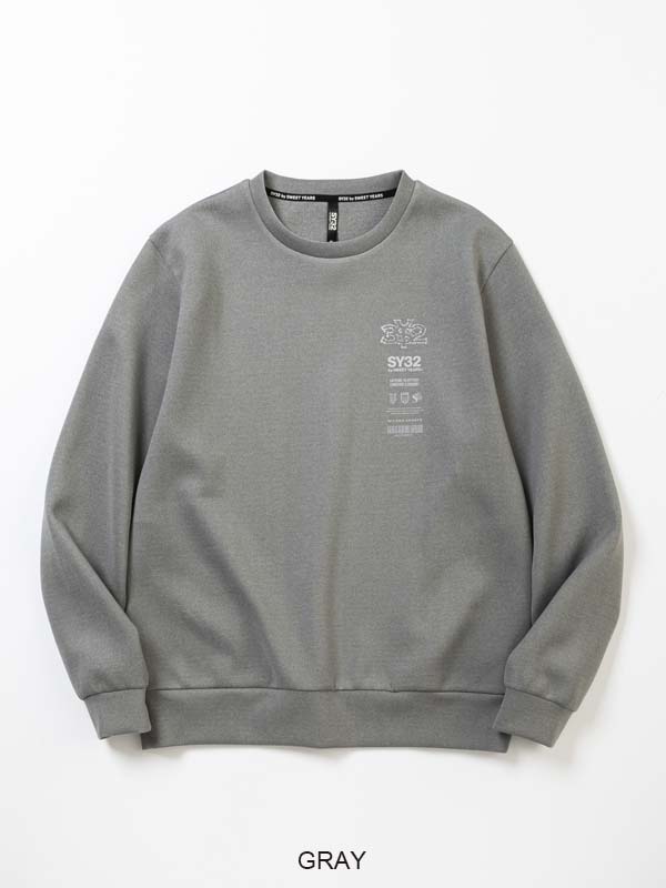 国内発送【SY32 】DOUBLEKNIT RHINESTONE CREW DOUBLEKNIT RHINESTONE CREW | SEASON,25SS | 【公式】SY32 by