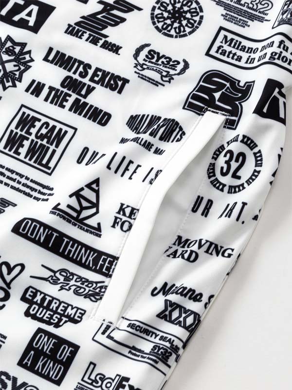 RASH GUARD GRAPHIC ZIP HOODIE