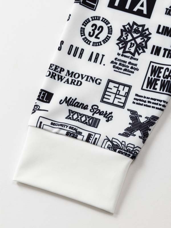 RASH GUARD GRAPHIC ZIP HOODIE