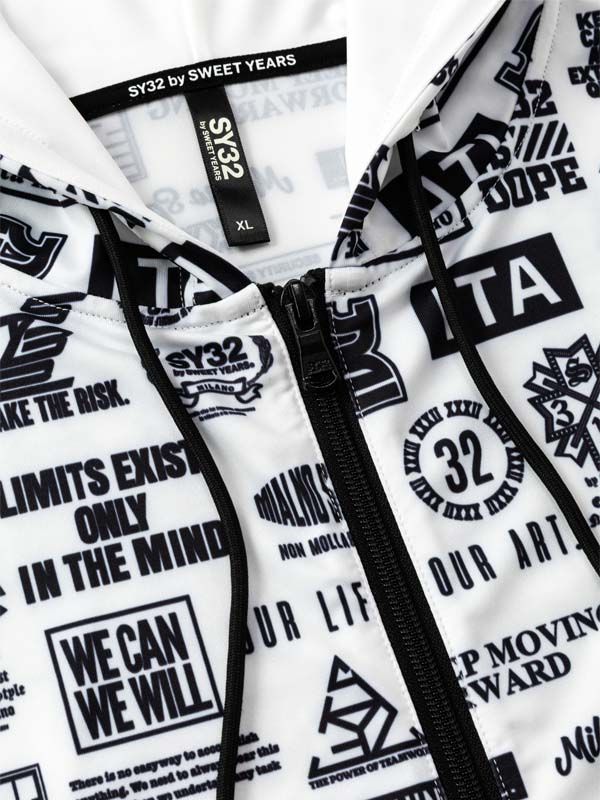 RASH GUARD GRAPHIC ZIP HOODIE