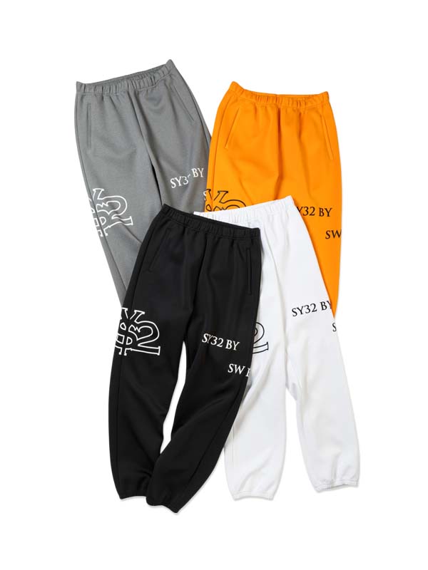 SERIF TYPE LOGO SWEAT PANTS