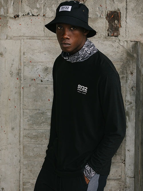 引越し叩き売り！SY32 ロゴリブ ロングスリーブ ハイネック　メンズ HIGH NECK LONG SLEEVE TEE | ALL ITEMS | 【公式】SY32 by SWEET