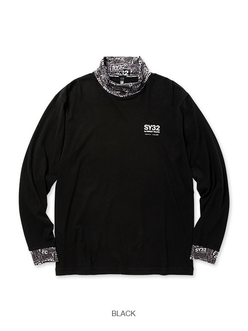 HIGH NECK LONG SLEEVE TEE