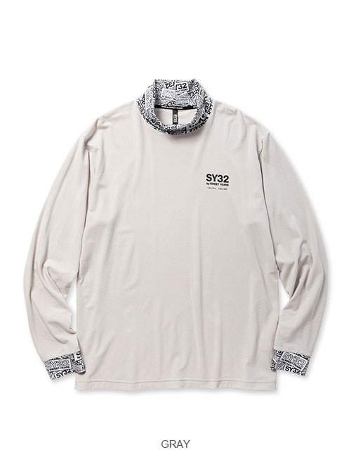 HIGH NECK LONG SLEEVE TEE