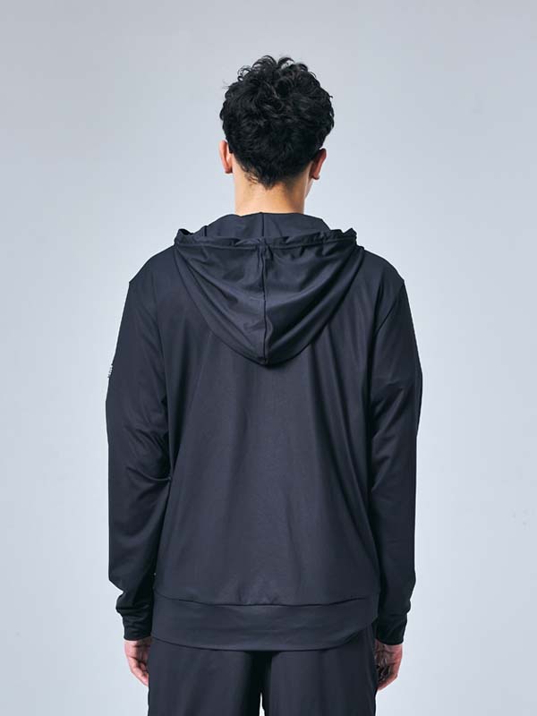 RASH GUARD BASIC ZIP HOODIE