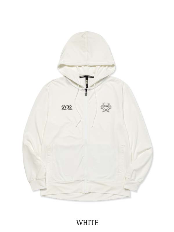 RASH GUARD BASIC ZIP HOODIE