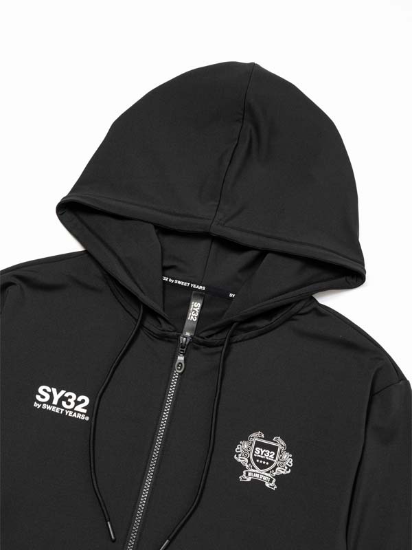 RASH GUARD BASIC ZIP HOODIE