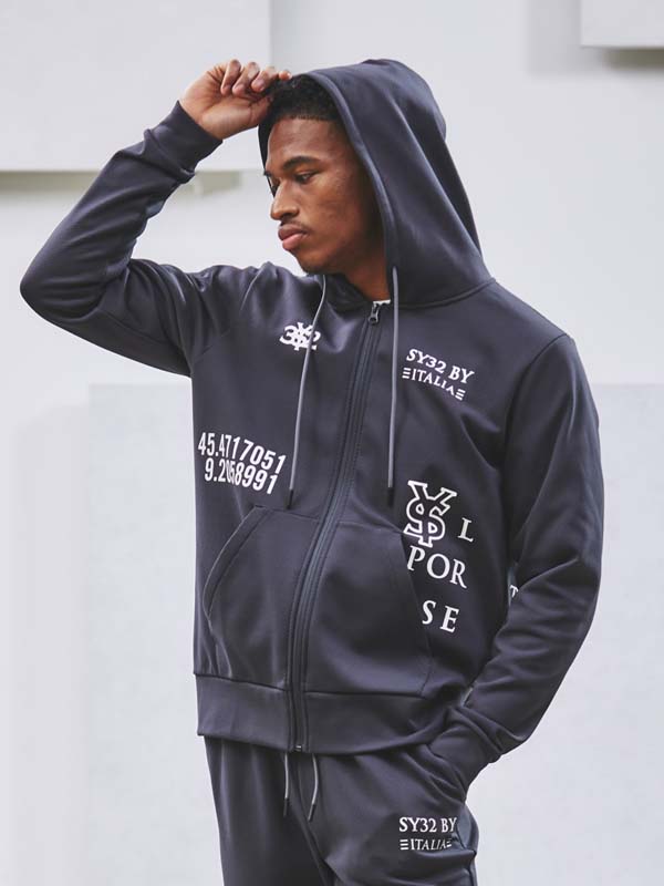 SPIRAL KNIT ZIP HOODIE | SEASON | 【公式】SY32 by SWEET
