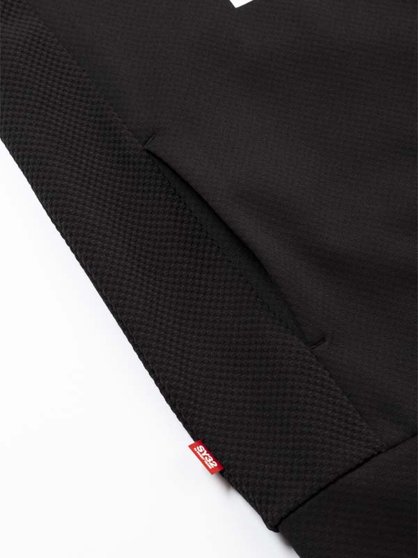 SPIRAL KNIT P/O HOODIE