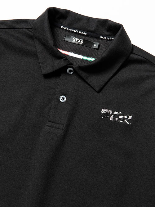 CAMO LOGO POLO SHIRTS | TOPS | 【公式】SY32 by SWEET YEARS ONLINE