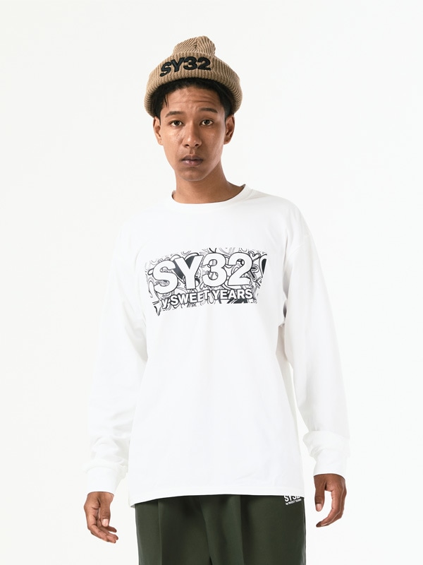 HEART PATTERN BOX LOGO L/S TEE | TOPS,T-SHIRTS | 【公式