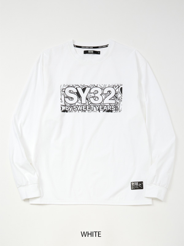 HEART PATTERN BOX LOGO L/S TEE | TOPS,T-SHIRTS | 【公式】SY32 by