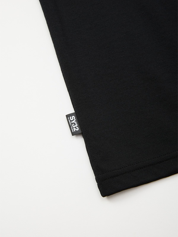 HEART PATTERN BOX LOGO L/S TEE