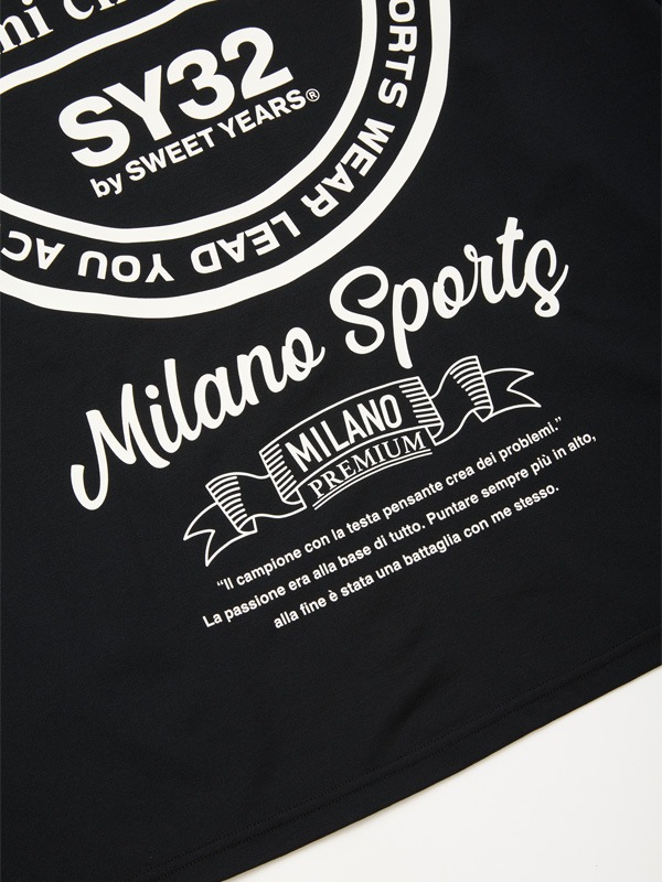 CIRCLE LOGO BACK PRINT L/S TEE