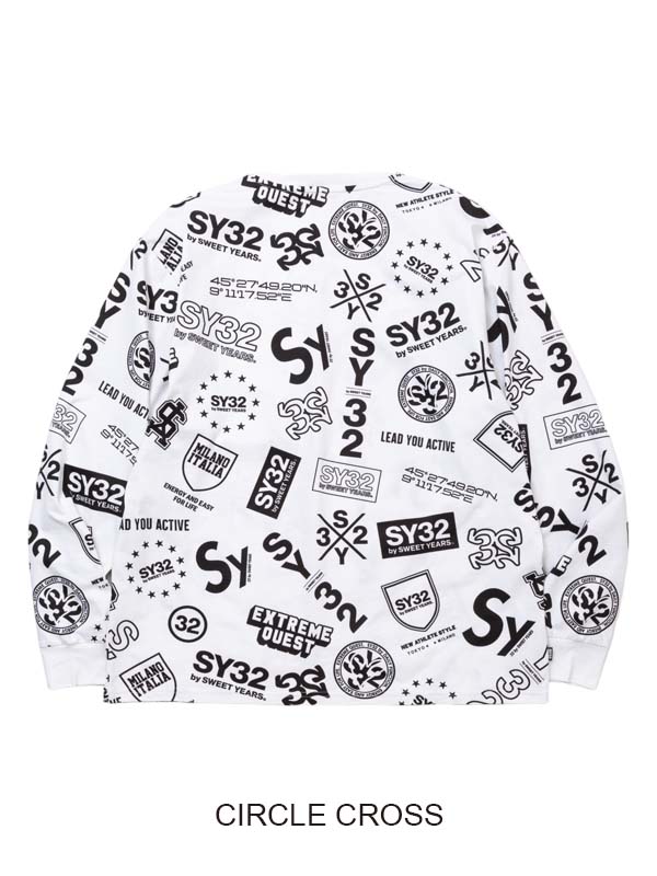 GRAPHIC PATTERN L/S TEE