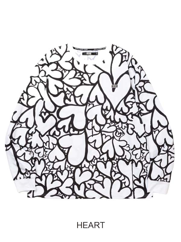 GRAPHIC PATTERN L/S TEE