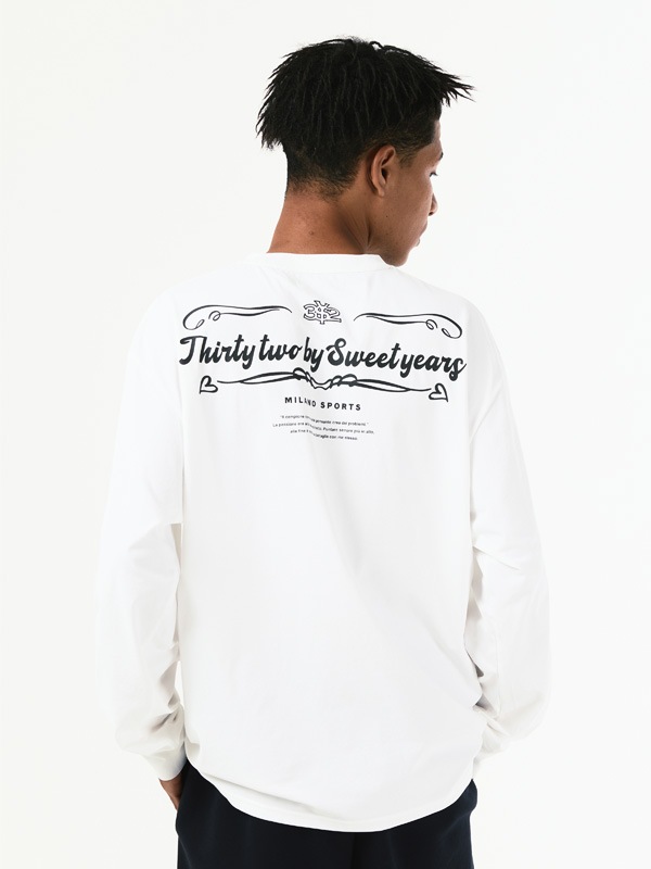 BIG PRINT L/S TEE