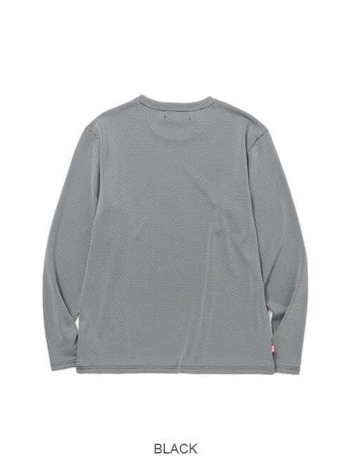 DIMPLE MESH L/S TEE