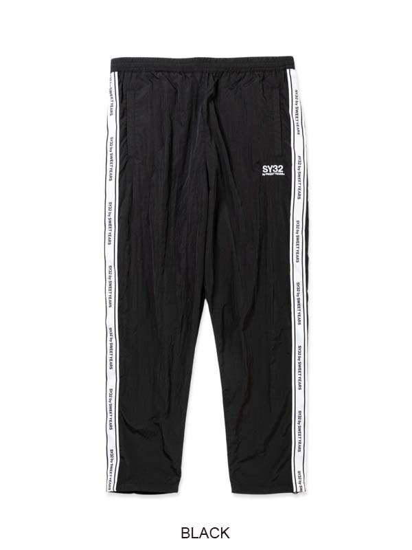 TAPE DESIGN NYLON PANTS