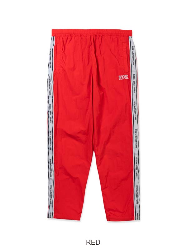 TAPE DESIGN NYLON PANTS