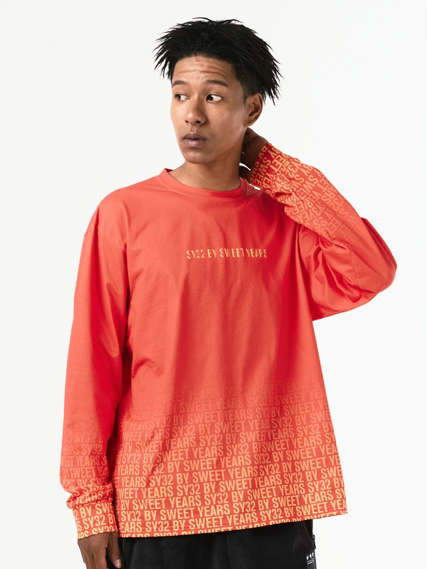GRADATION LOGO L/S TEE