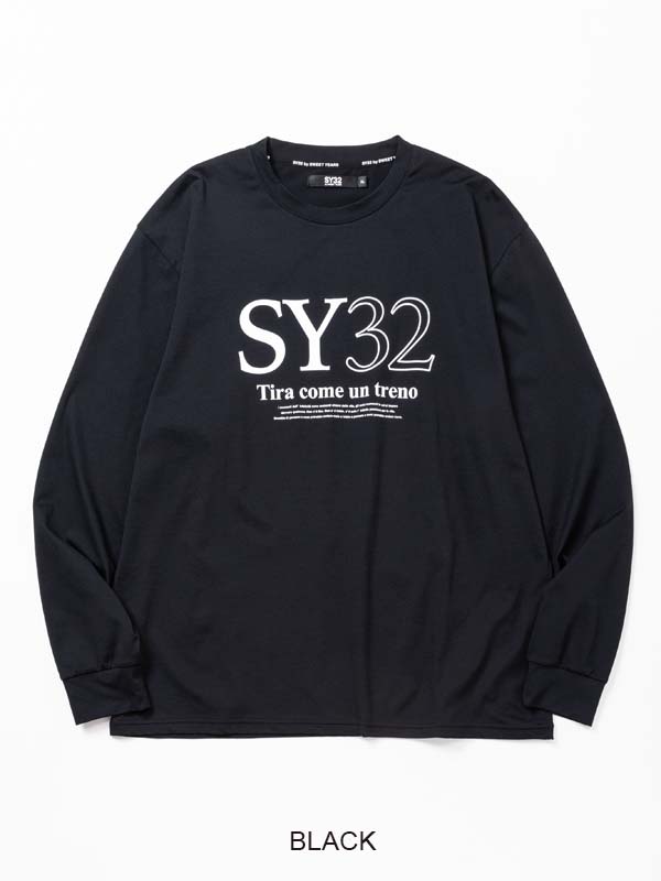 SERIF LOGO L/S TEE