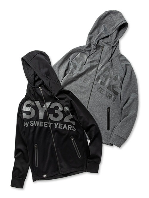 国内発送【SY32】CARVICO FABRIC ZIP HOODIE ストリート 異素材 CARVICO FABRIC ZIP HOODIE | ALL ITEMS | 【公式】SY32 by