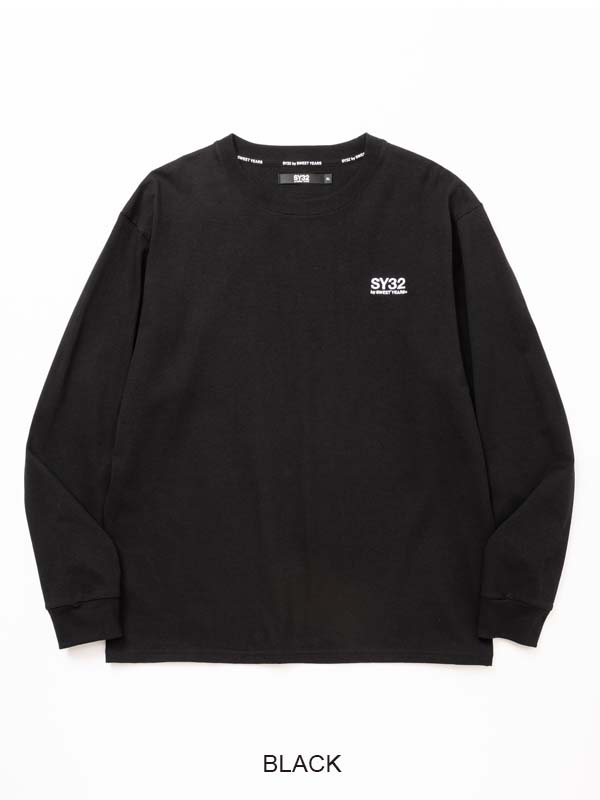 【SY32】EMBROIDERY BASIC LOG TEE 送料込み EMBROIDERY BASIC LOG L/S TEE | SEASON | 【公式】SY32 by