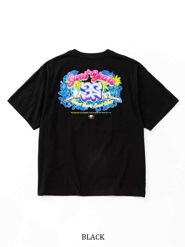 HIBISCUS RESORT BACK PRINT TEE