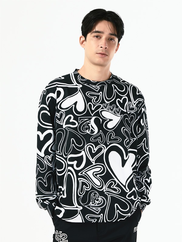 NEW GRAPHIC PATTERN L/S TEE