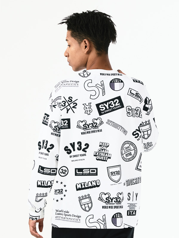 NEW GRAPHIC PATTERN L/S TEE | TOPS,T-SHIRTS | 【公式】SY32