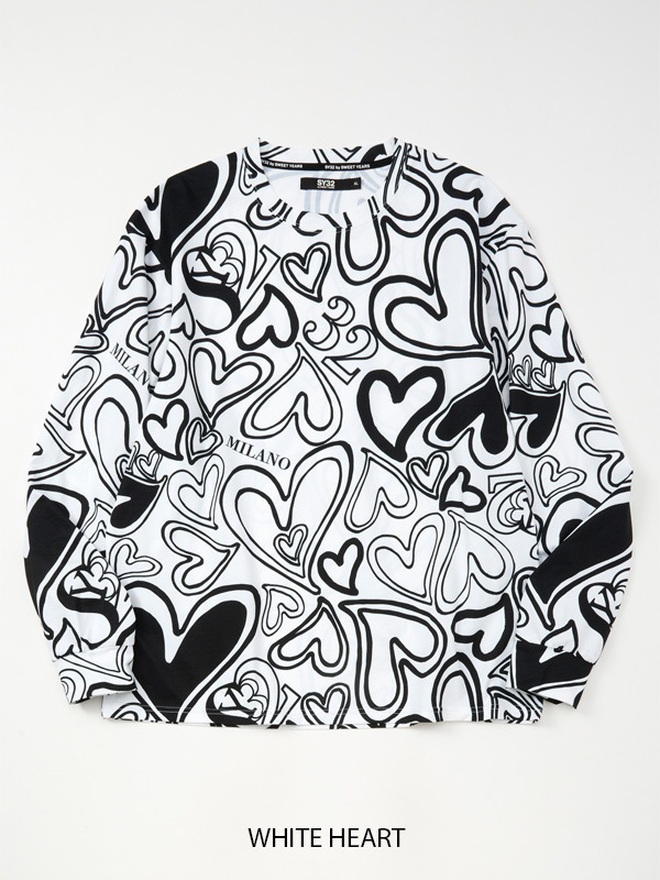 NEW GRAPHIC PATTERN L/S TEE